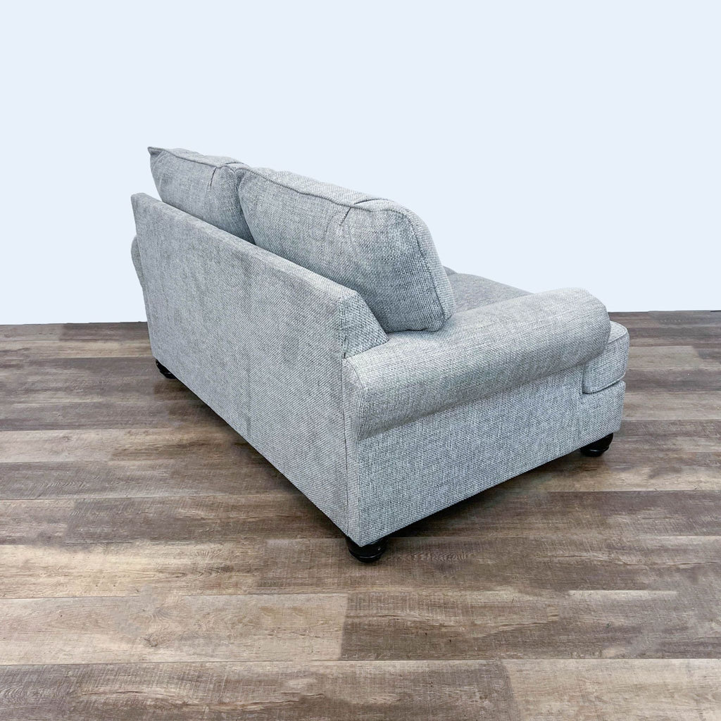 Contemporary Loveseat And Ottoman
