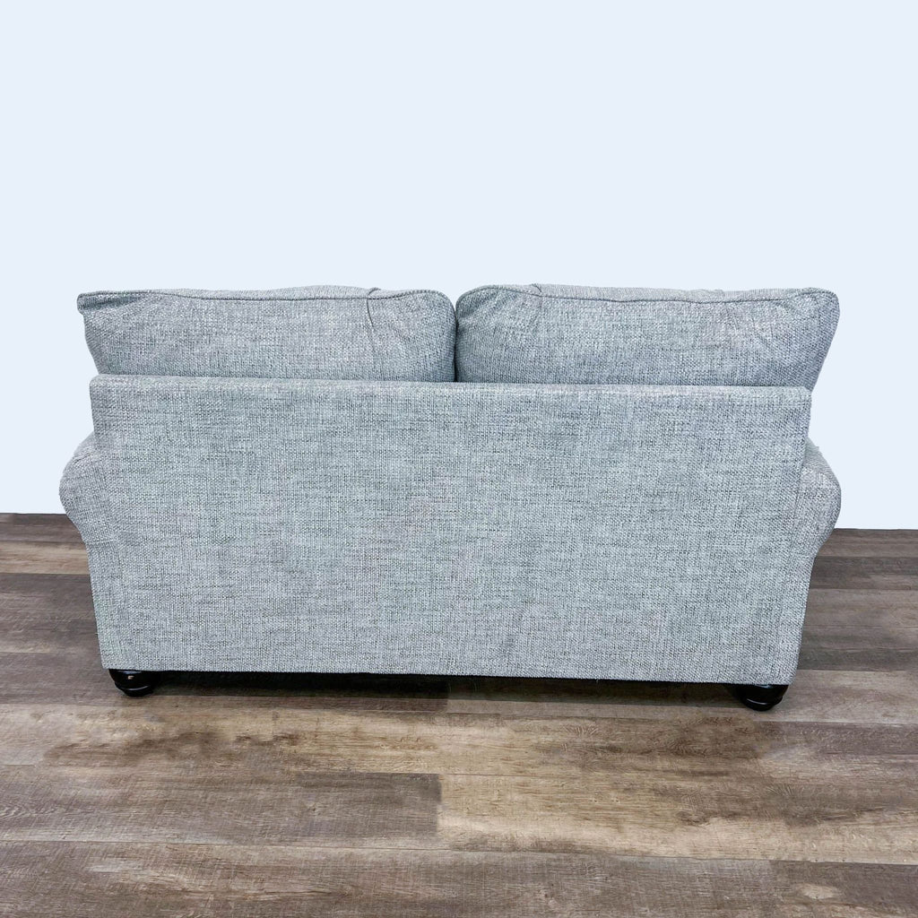 Contemporary Loveseat And Ottoman