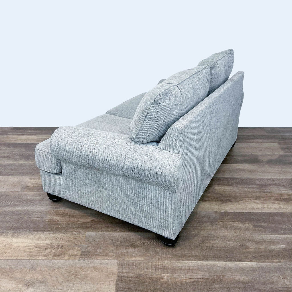 Contemporary Loveseat And Ottoman