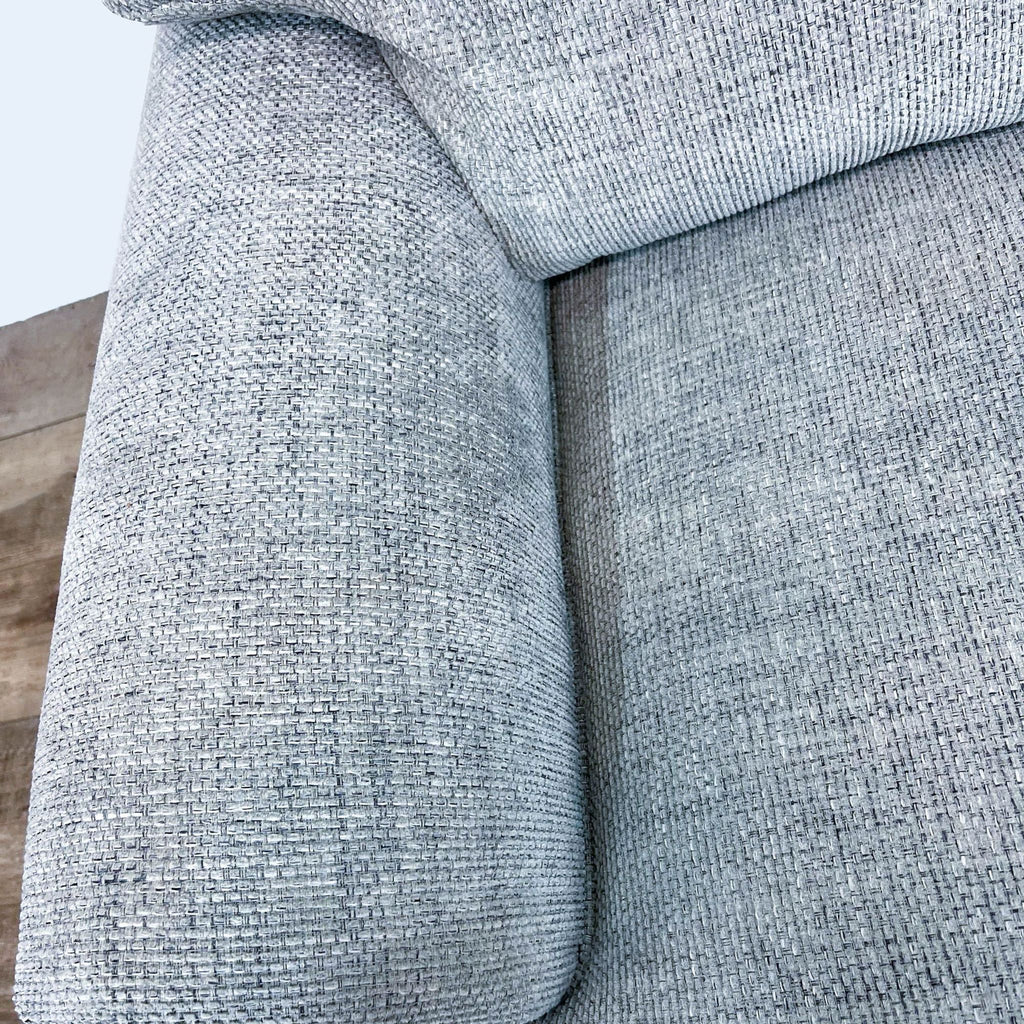 Contemporary Loveseat And Ottoman