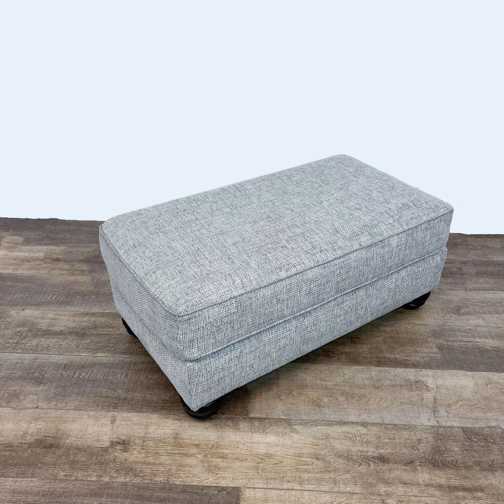 Contemporary Loveseat And Ottoman