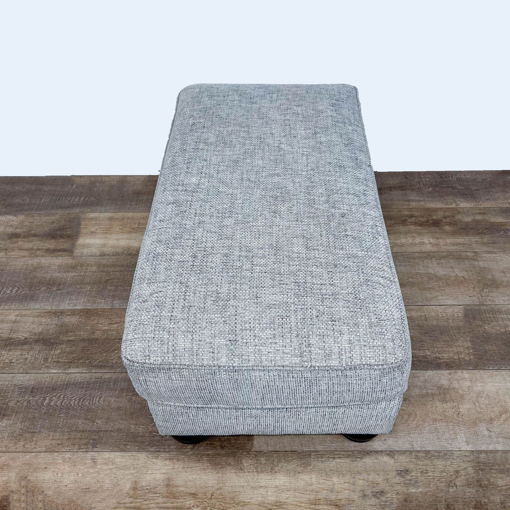 Contemporary Loveseat And Ottoman