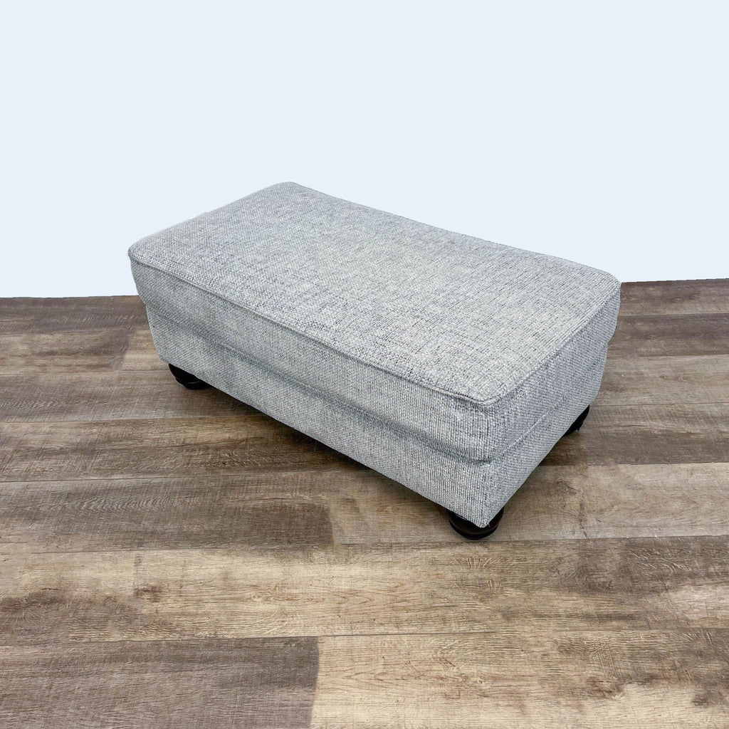 Contemporary Loveseat And Ottoman