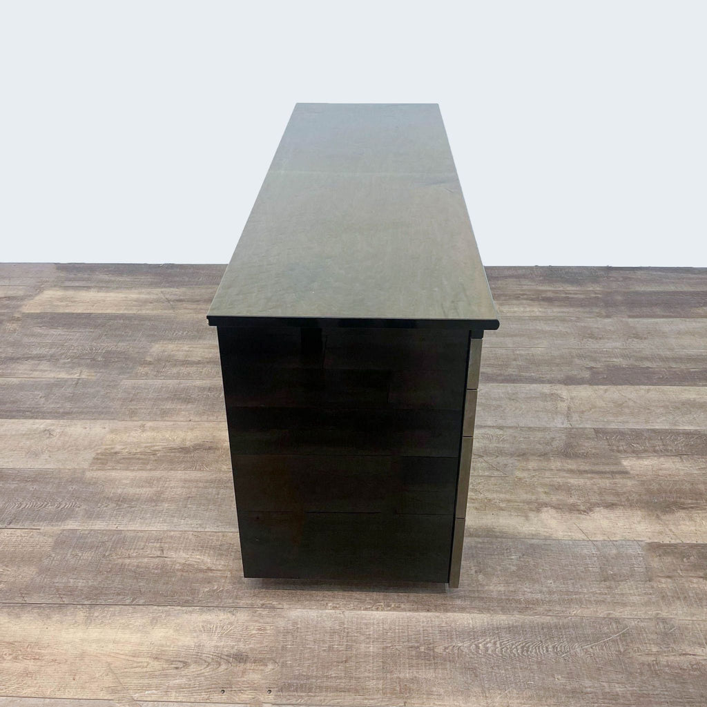 Modern Burl Wood Dresser