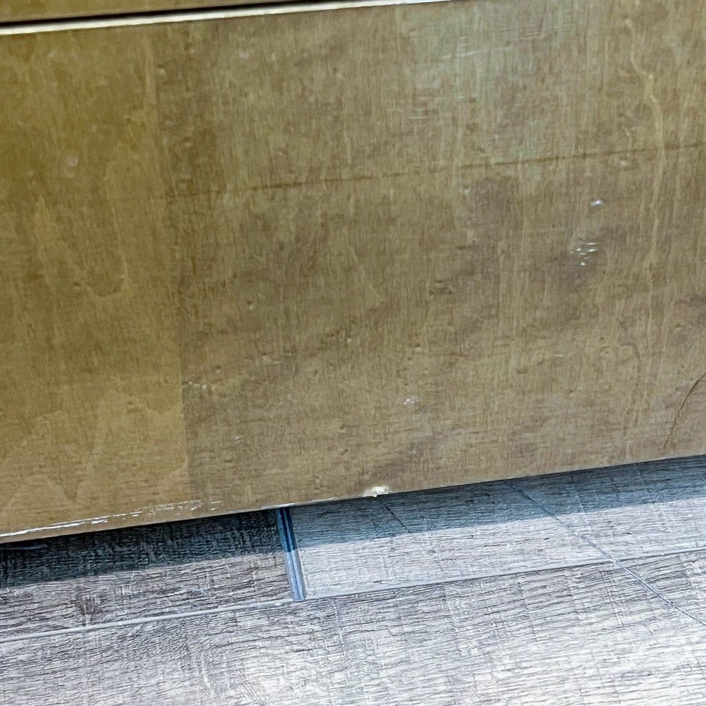 Art Deco Burl Wood Cabinet with Drawers