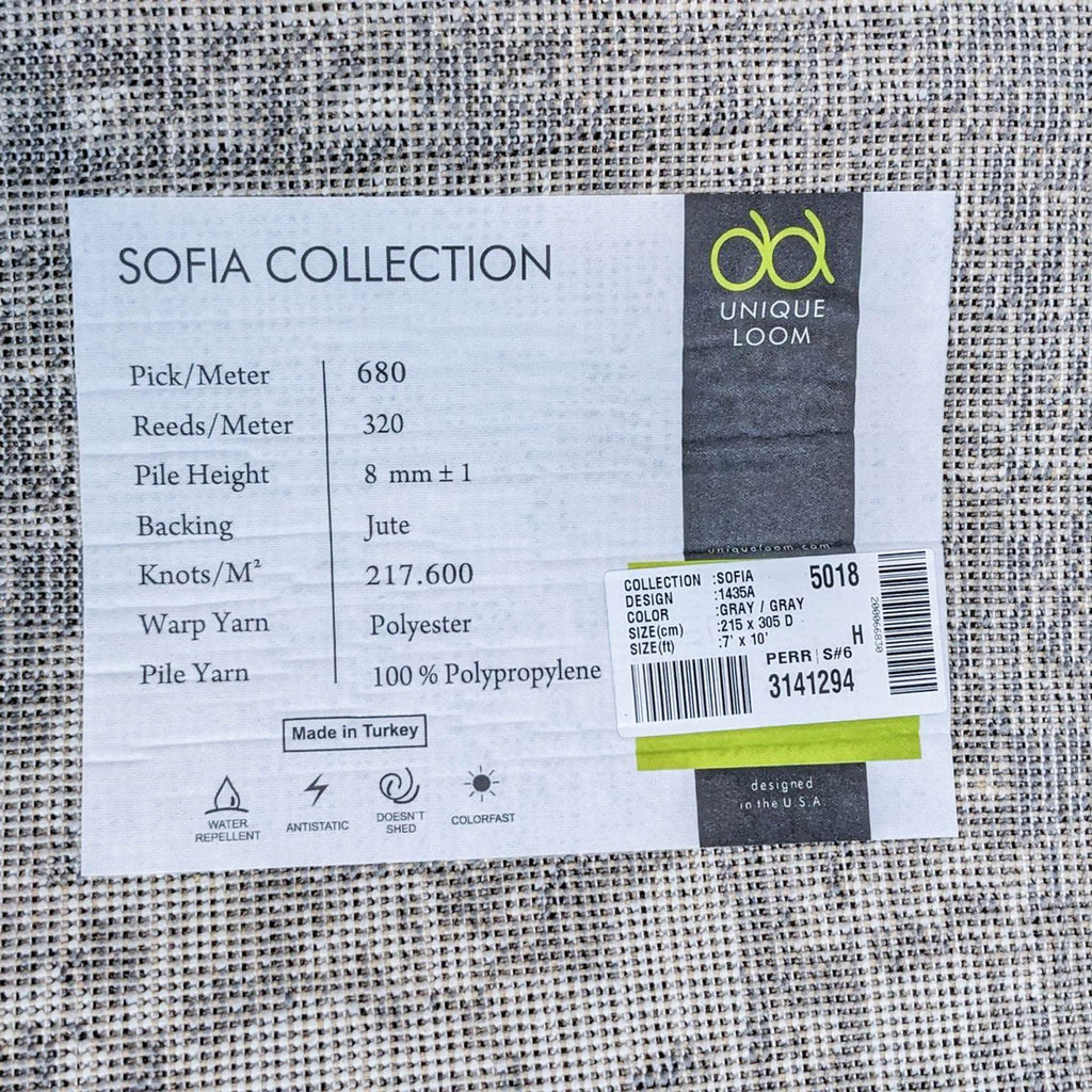 Unique Loom Sofia Area Rug