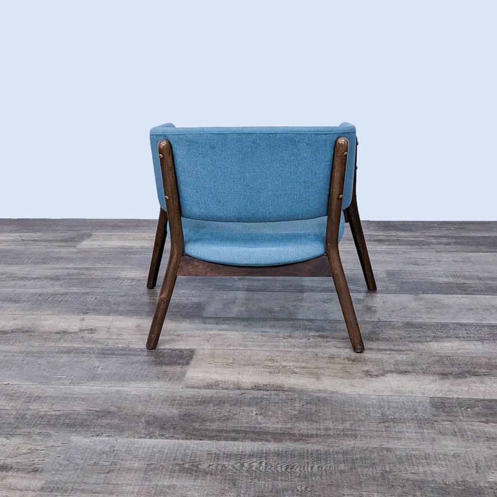 Back view of Mid-Century Modern lounge chair by Zuo Modern.