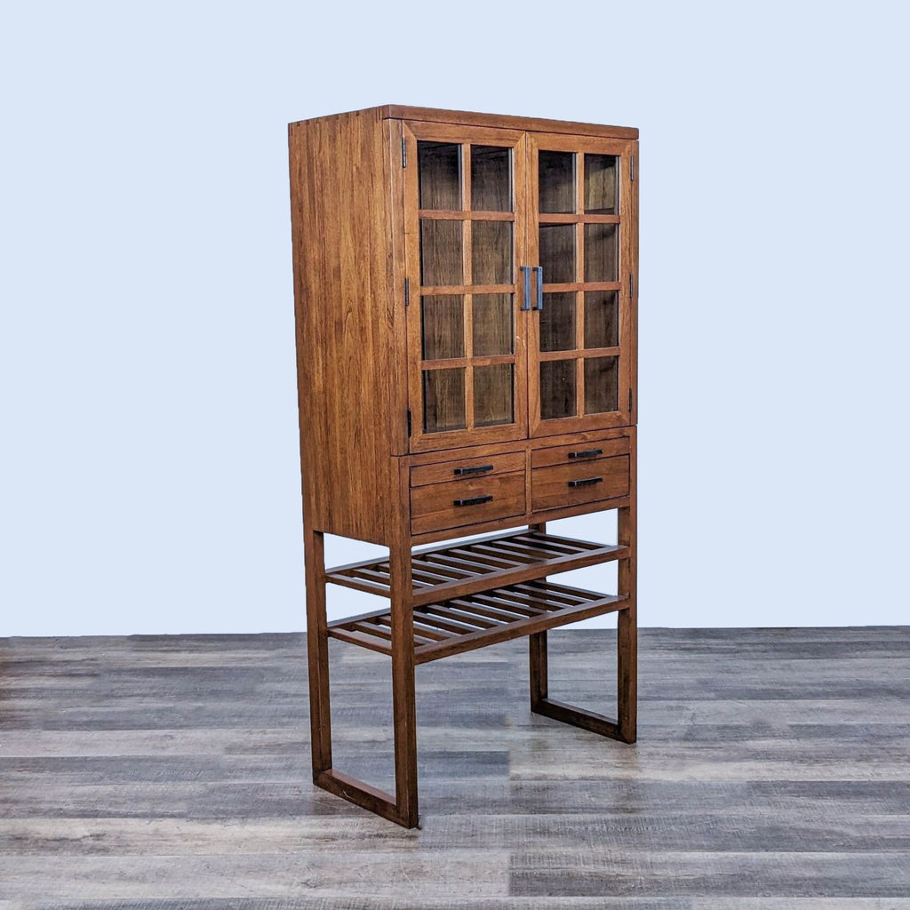 Glass Door Storage Hutch