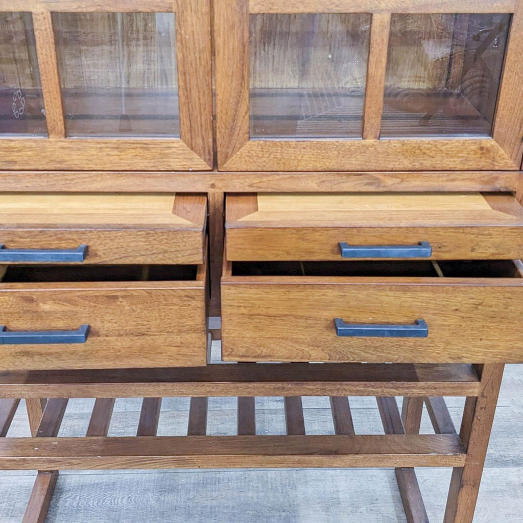 Glass Door Storage Hutch