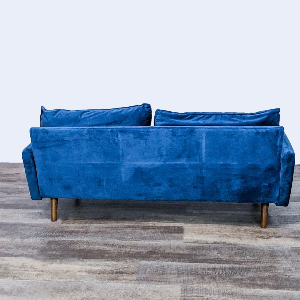 Compact Blue Sofa