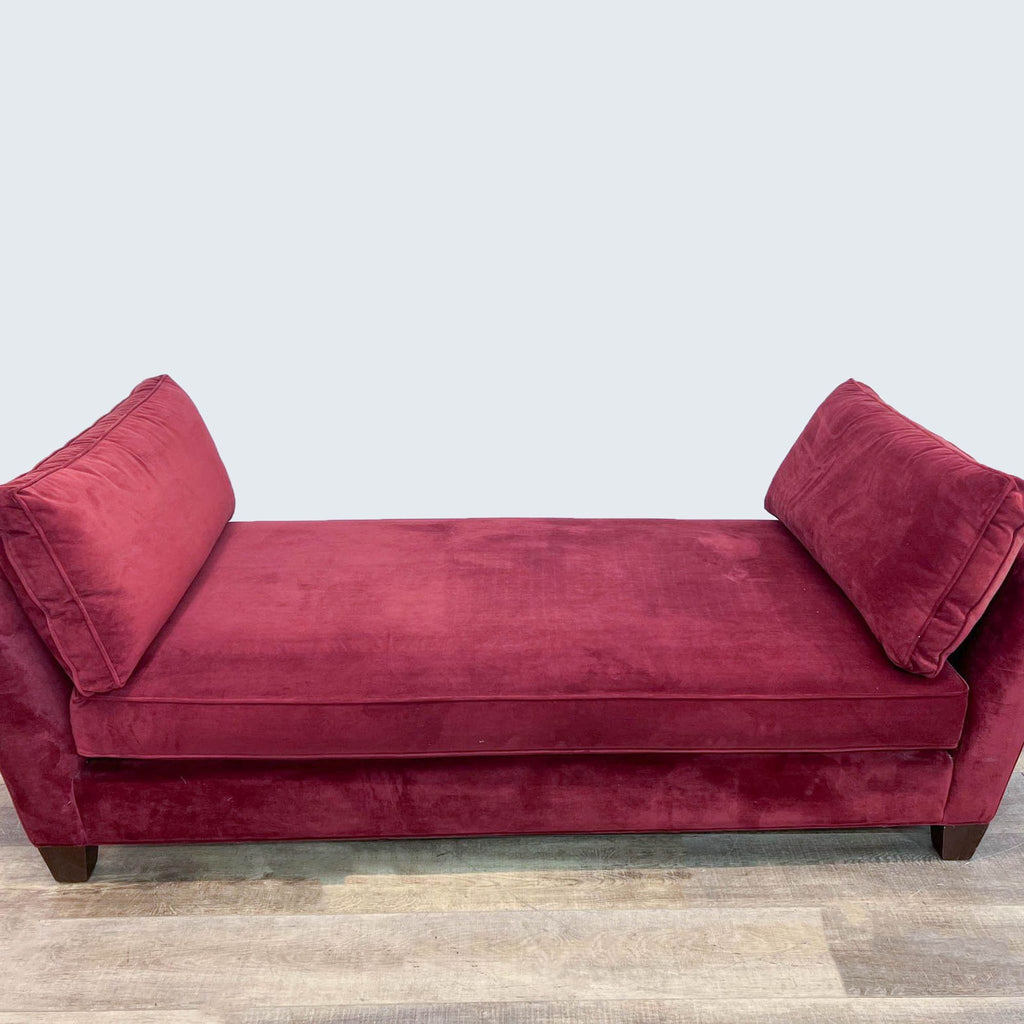 Crate & Barrel Red Daybed
