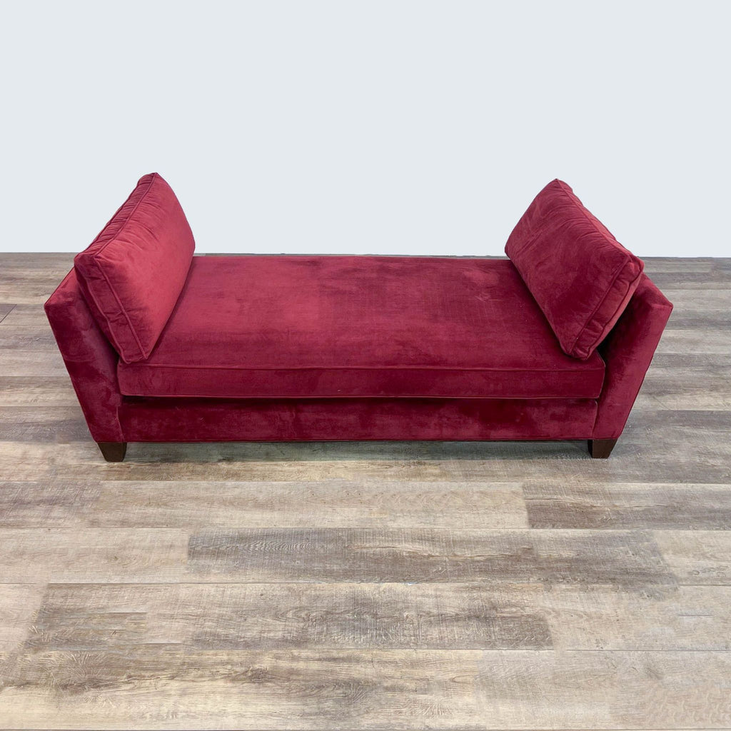 Crate & Barrel Red Daybed