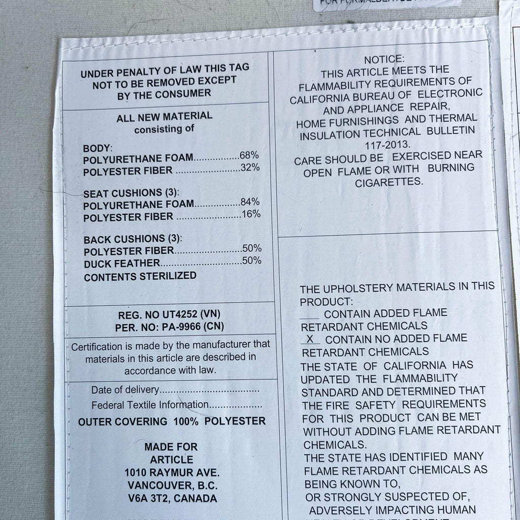 Article Burrard Sofa