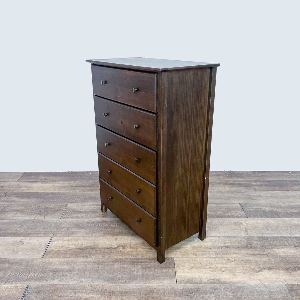 Grain Wood Furniture Shaker 5-Drawer Chest