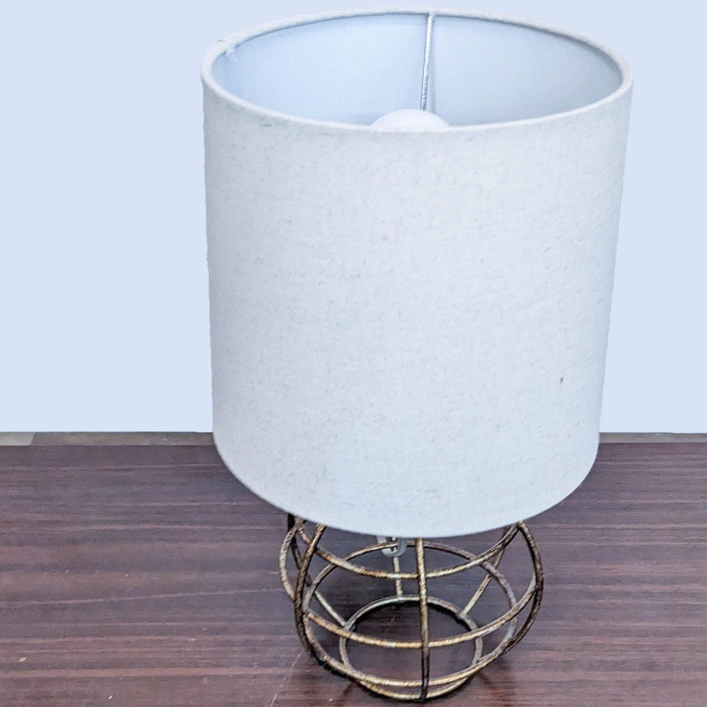 Metal  Cage Table Lamp