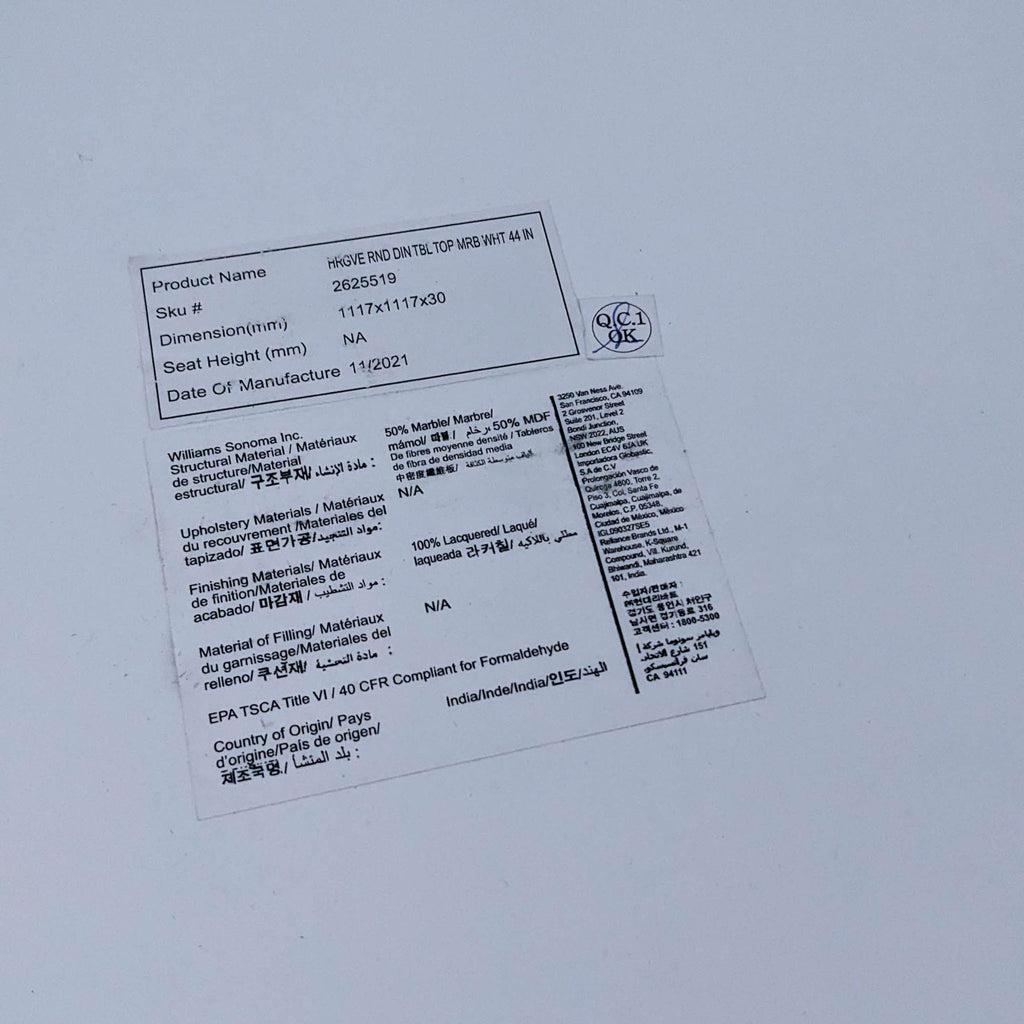 West Elm 5-Piece Modern Farmhouse Dining Set