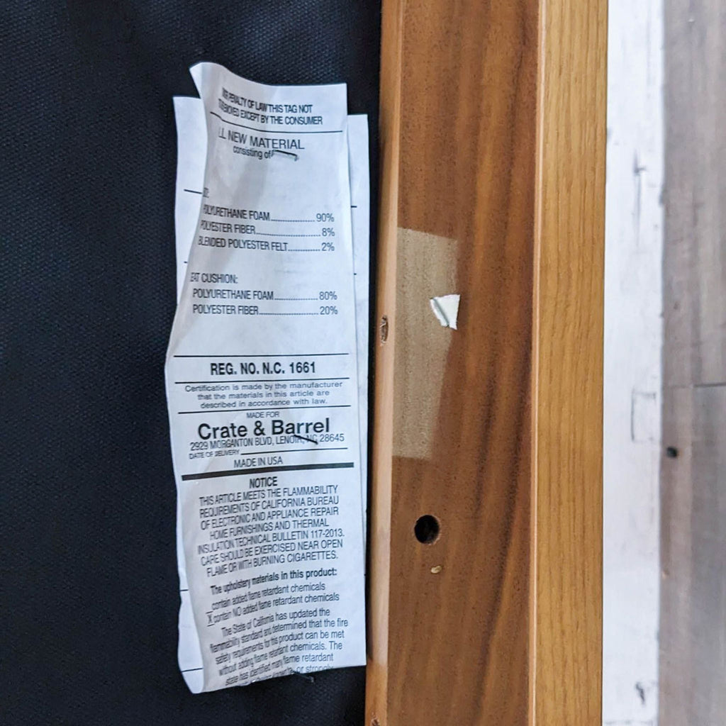 Crate & Barrel Cavett Chair