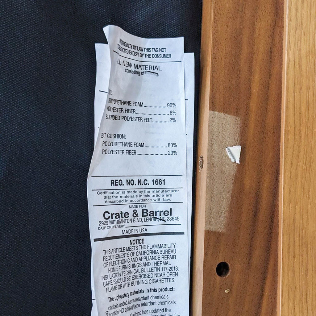 Crate & Barrel Cavett Chair