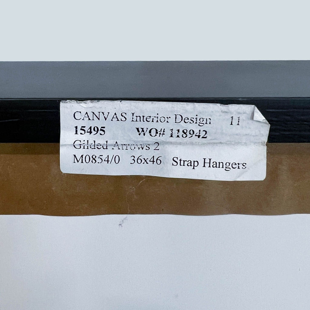 Framed Large Arrow Print