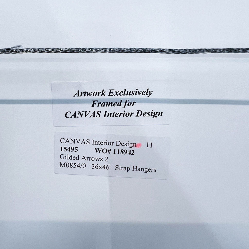 Framed Large Arrow Print