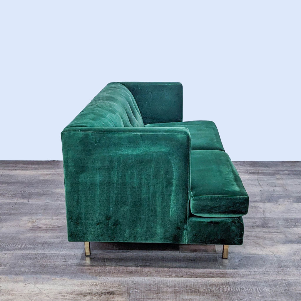Glam Green Loveseat