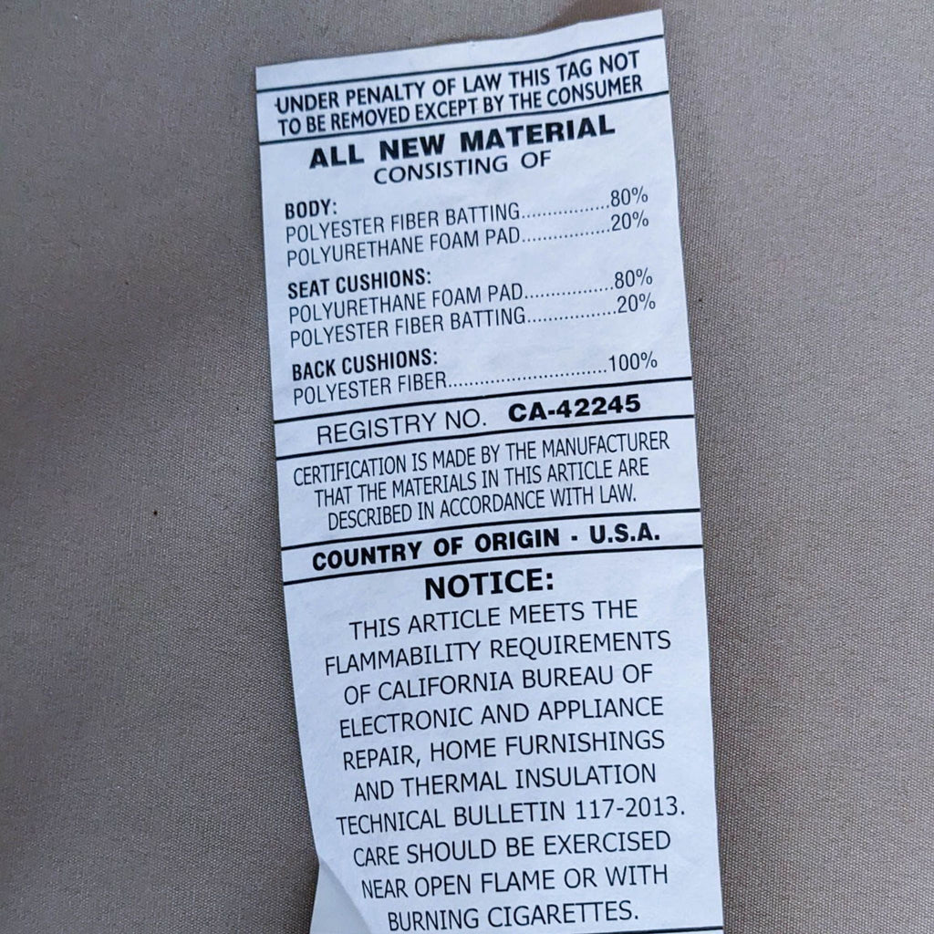 Off White Contemporary Sofa