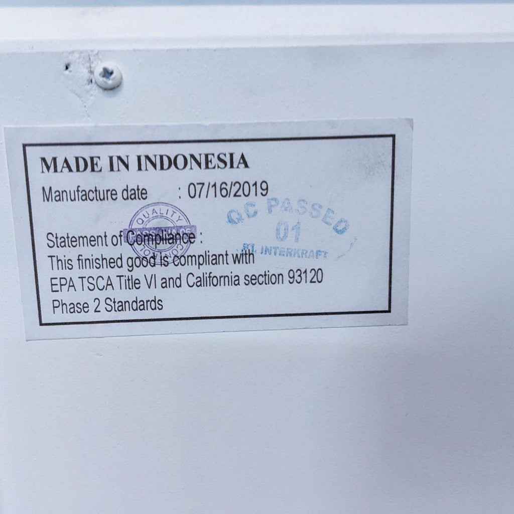 Alpine Furniture Tranquility 6 Drawer Dresser