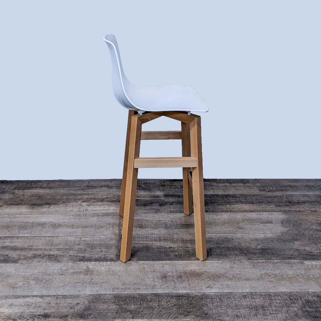 CB2 White Stool