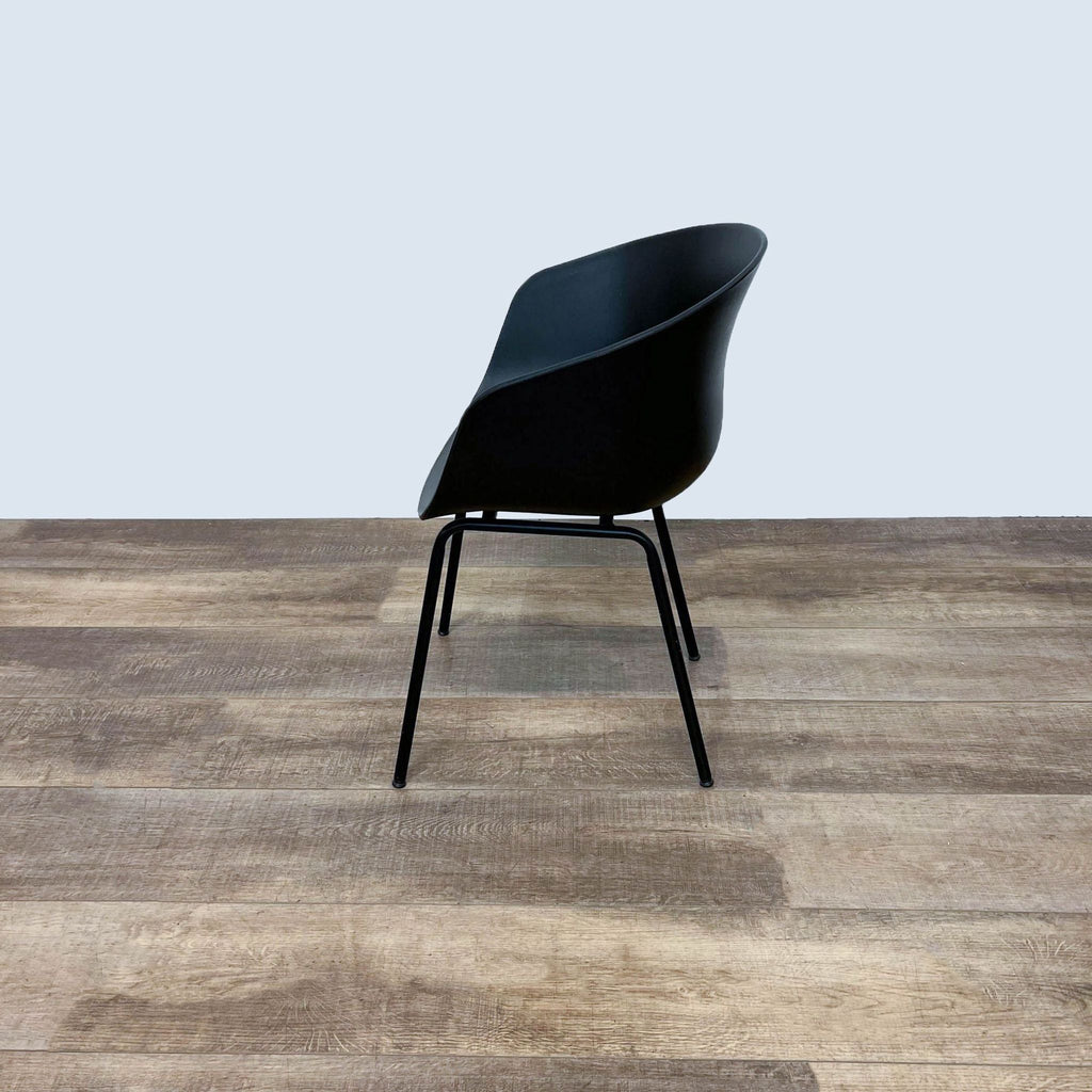 CB2 Black Poppy Chair