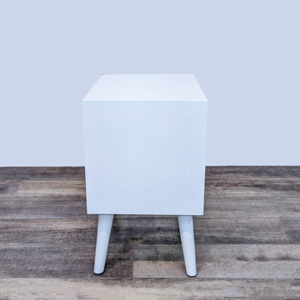 Two Drawer Textured Nightstand