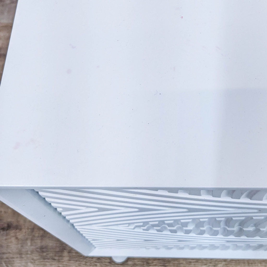 Two Drawer Textured Nightstand