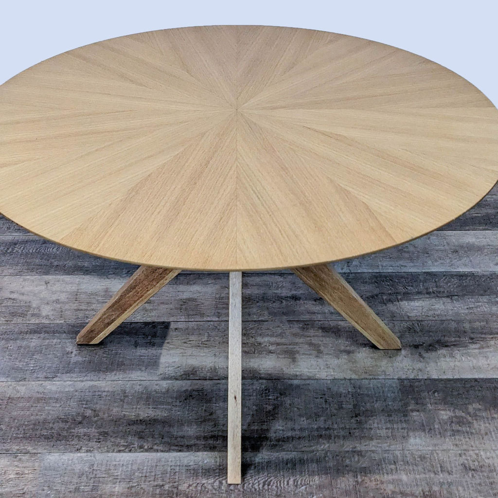 Mid-Century Style Round Dining Table