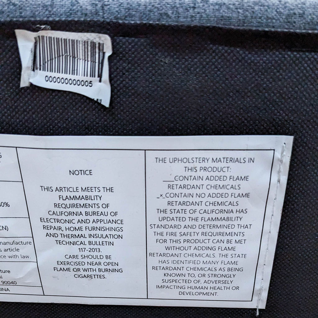 Ace Brand Modern Gray Sofa