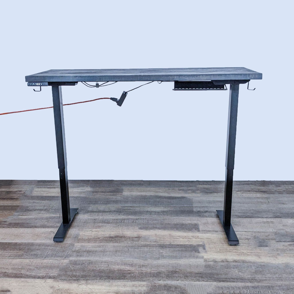 Black Top Sit/Stand Desk
