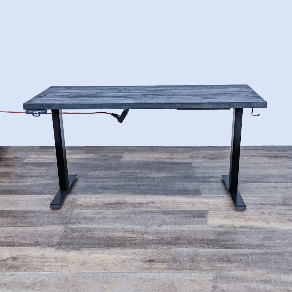 Black Top Sit/Stand Desk