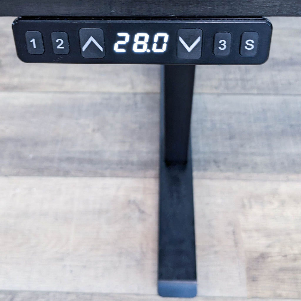 Black Top Sit/Stand Desk