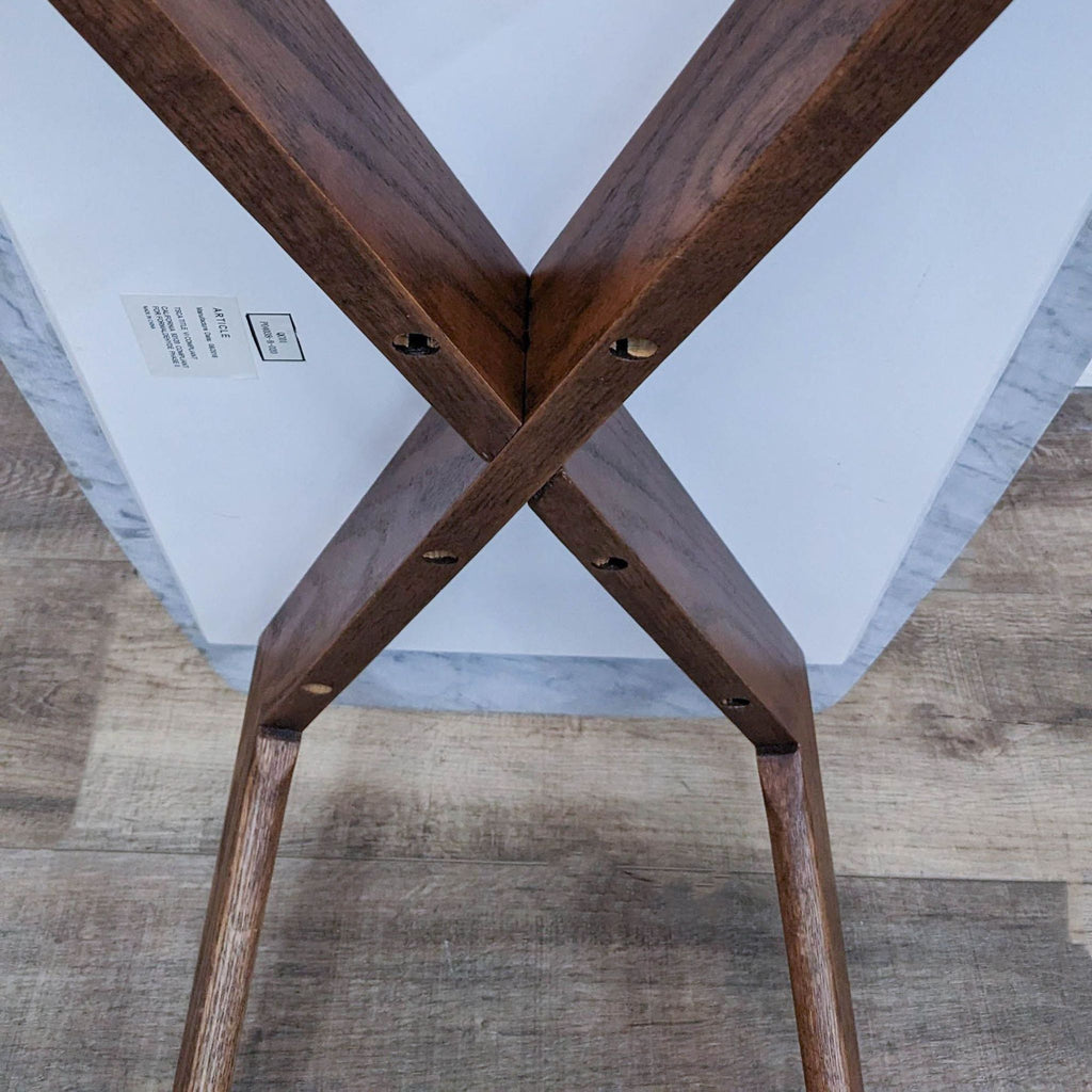 Article Vena Walnut Rectangular Coffee Table