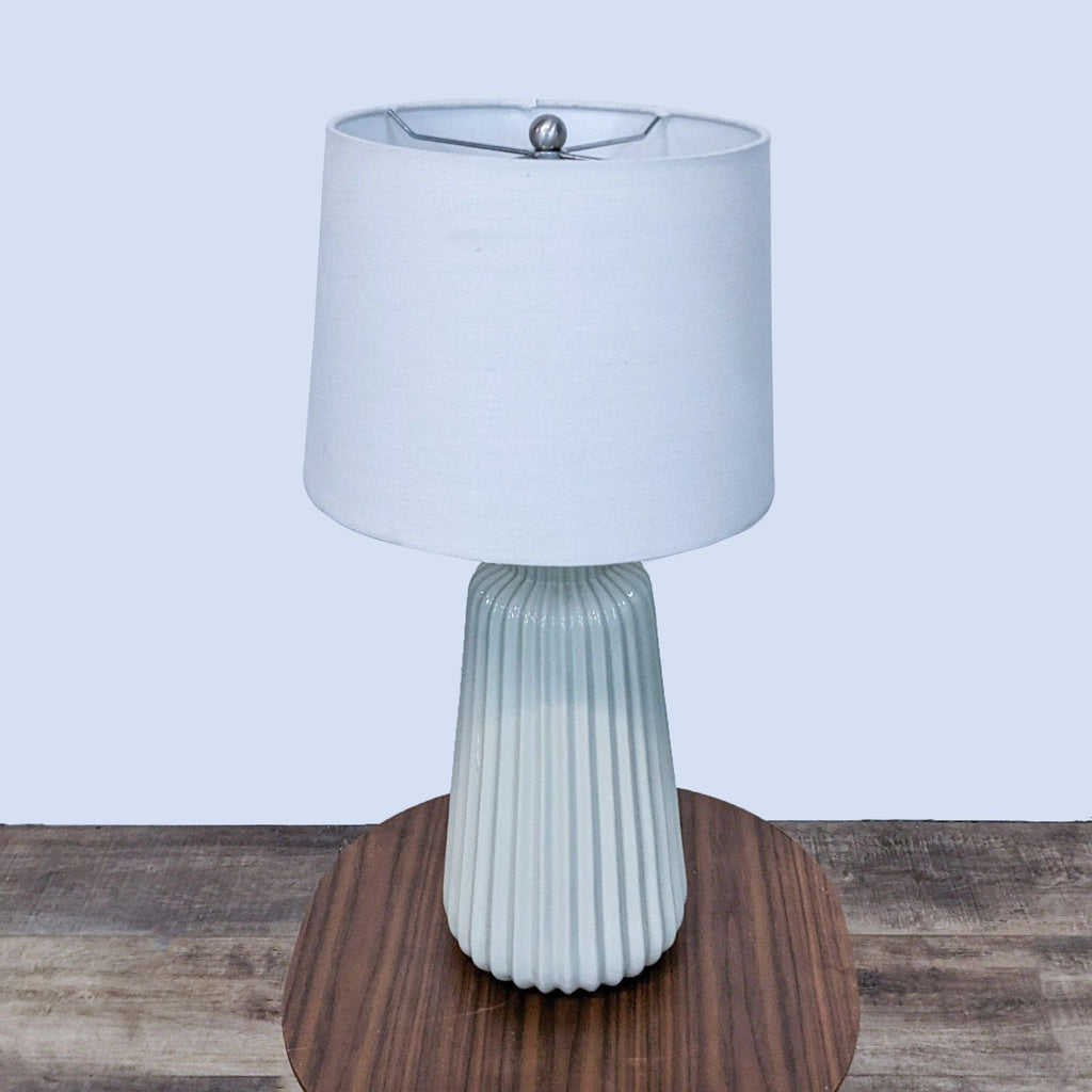Fluted Ceramic Table Lamp
