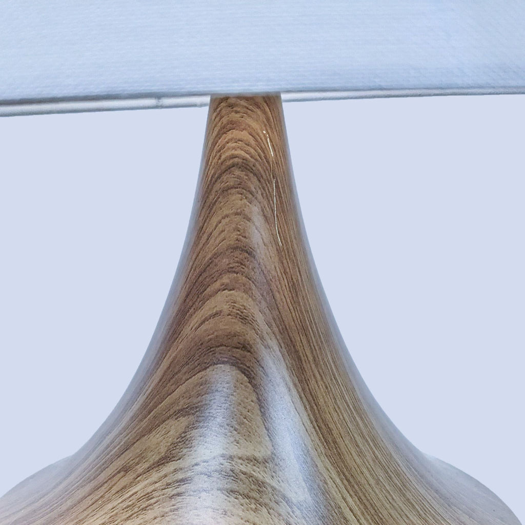 Danish Style Wood Tone Table Lamp