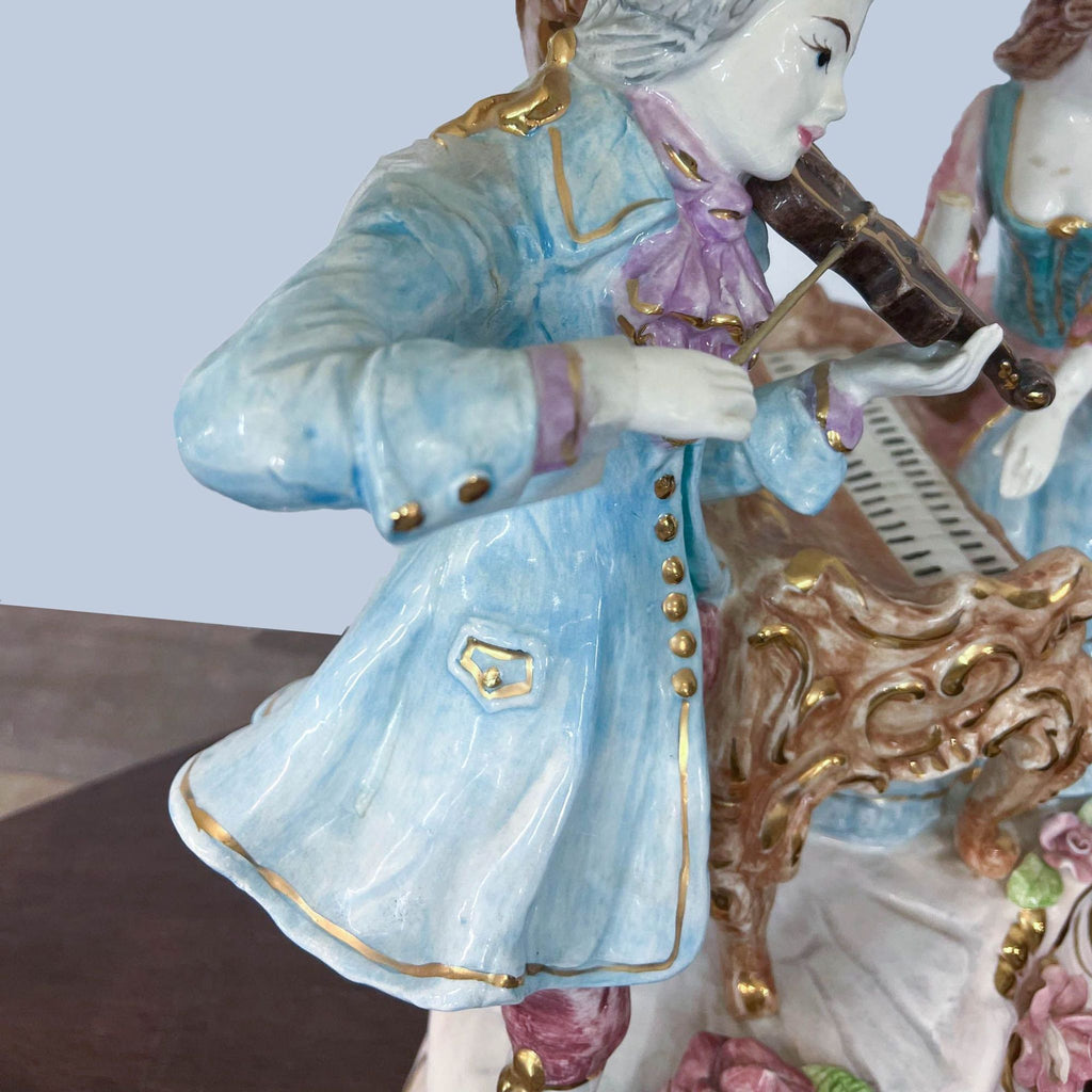 Italian Capodimonte Style Table Lamp
