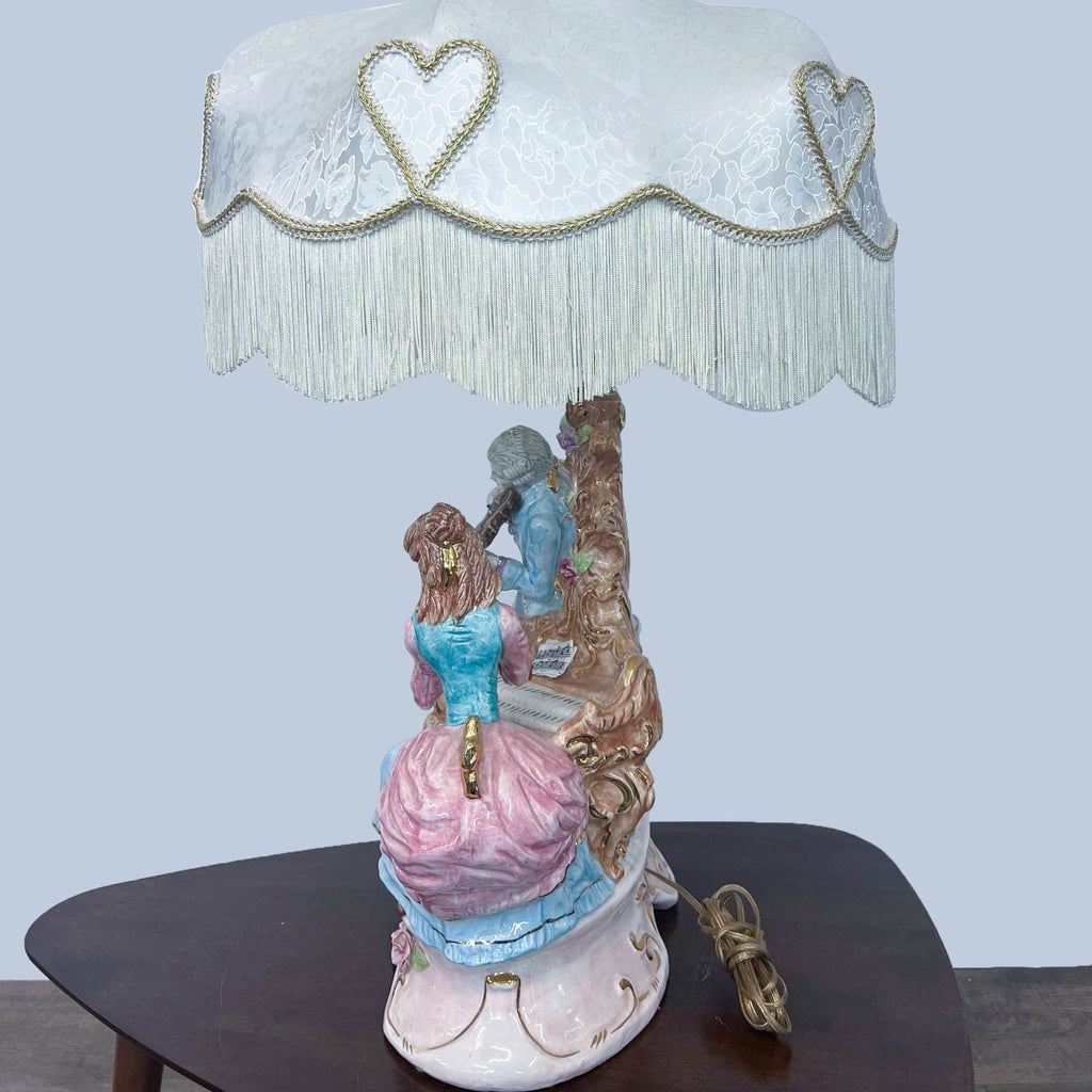 Italian Capodimonte Style Table Lamp