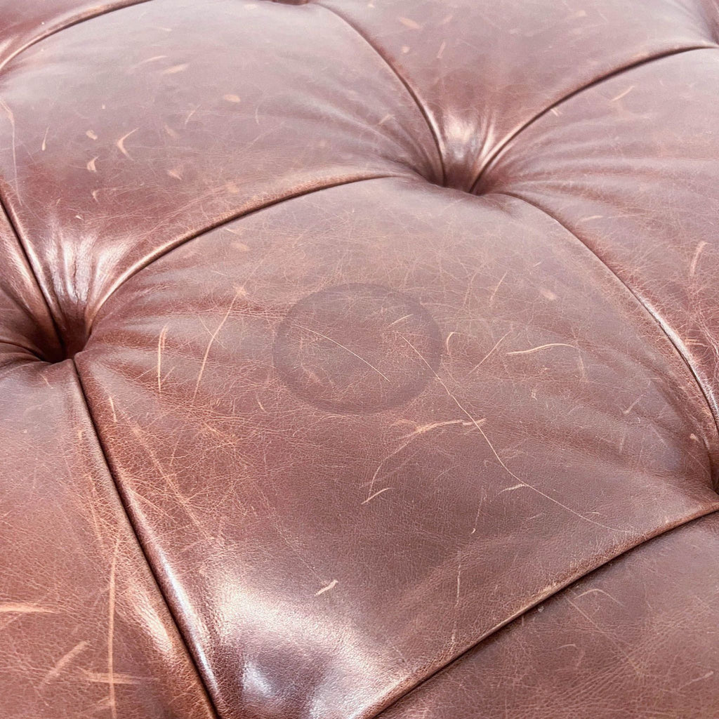 Kendall Wilkinson Design Workshop Leather Ottoman
