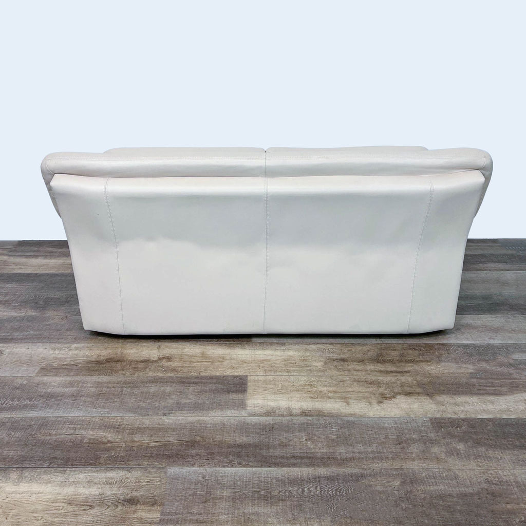 Contemporary Leather Loveseat