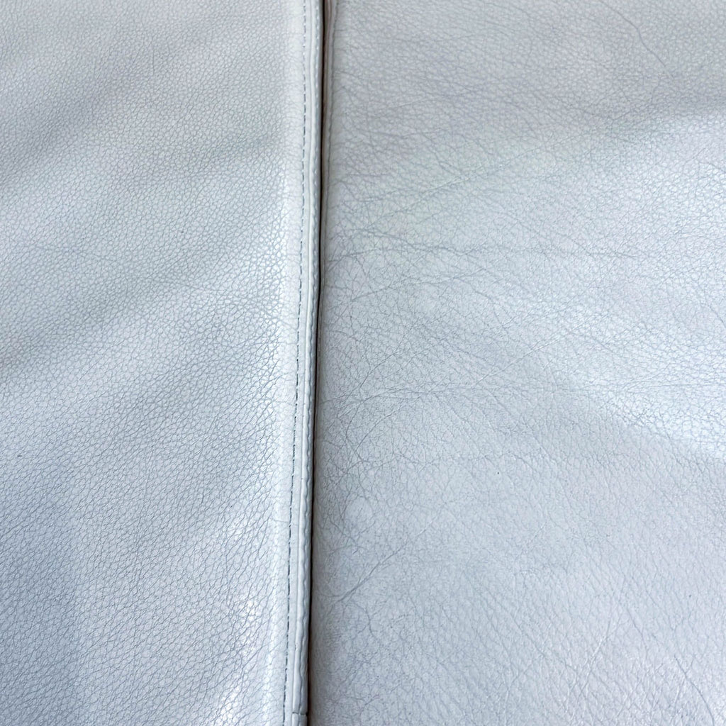 Contemporary Leather Loveseat