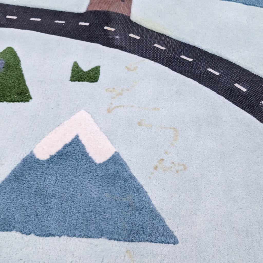 Crate & Barrel City Car Kids Area Rug