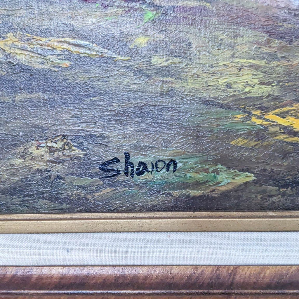 Framed Landscape Painting