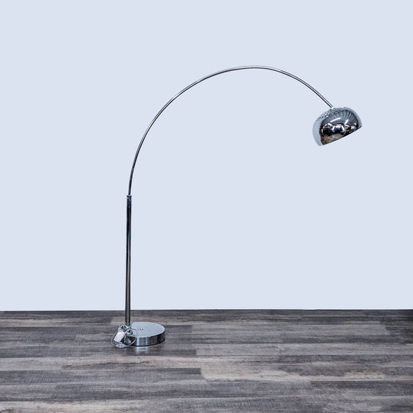 the modern chrome adjustable desk lamp