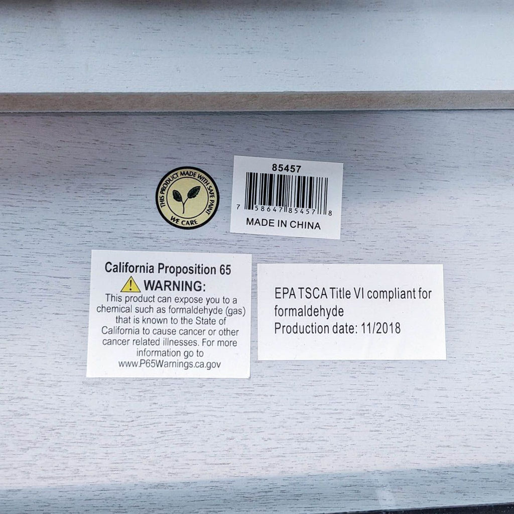 One Drawer Nightstand on Metal Base