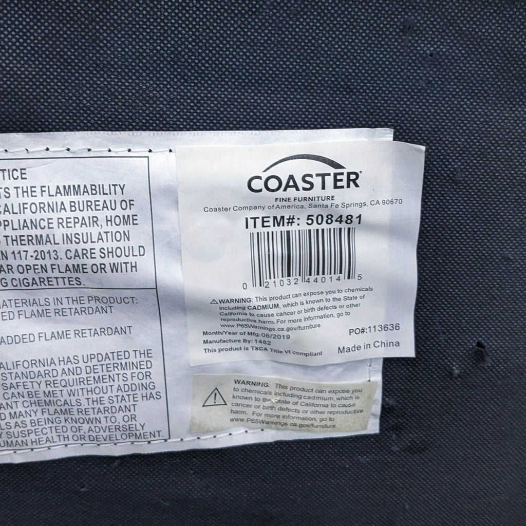 Coaster Modern Gray Sofa