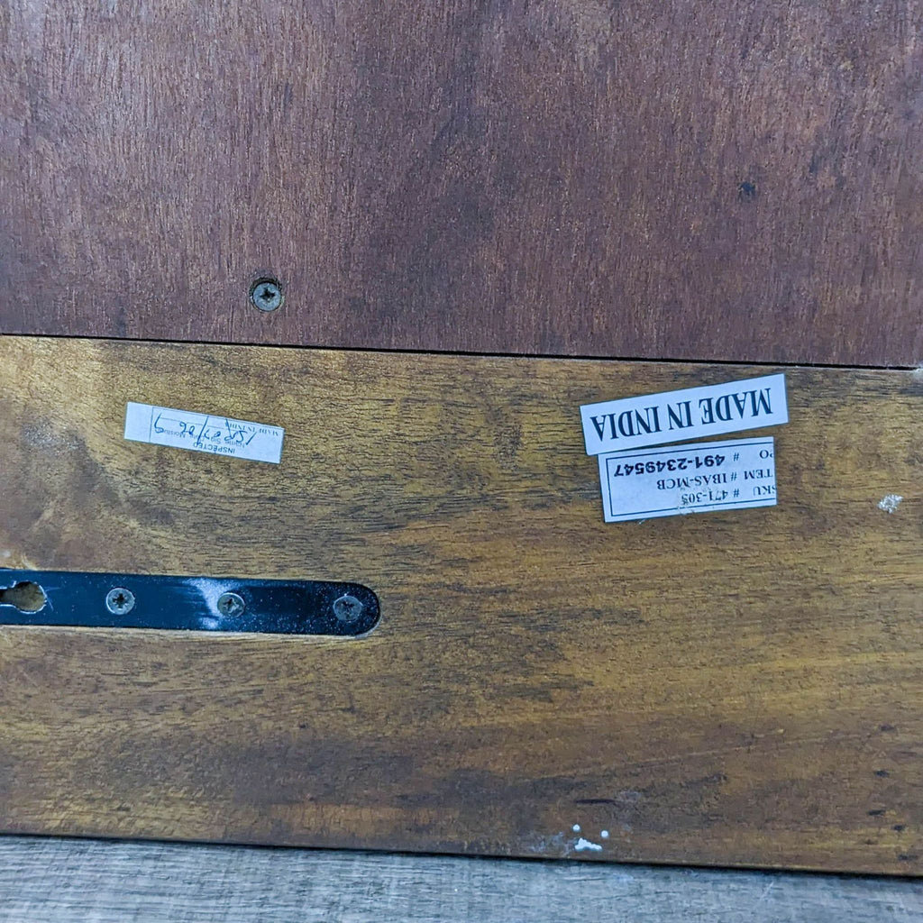 Large Wood Framed Mirror